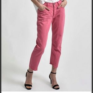 One teaspoon “pop pink truckers” jeans